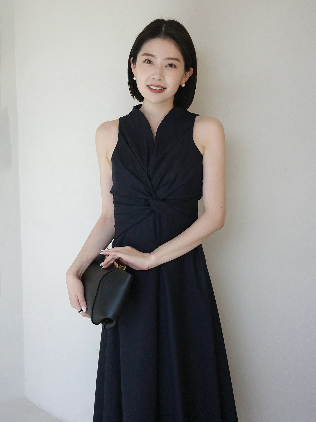 ツイストギャザーワンピース