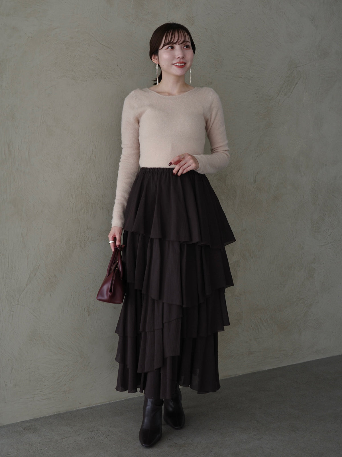 ニットボディスーツ