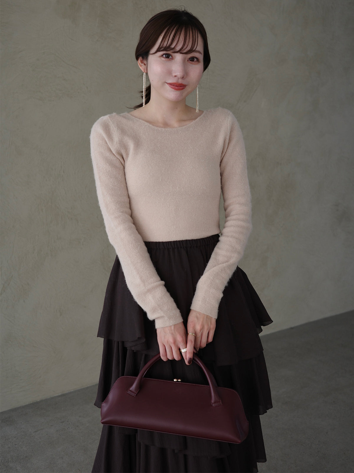 PR:162cm COLOR:PINK BEIGE SIZE:F