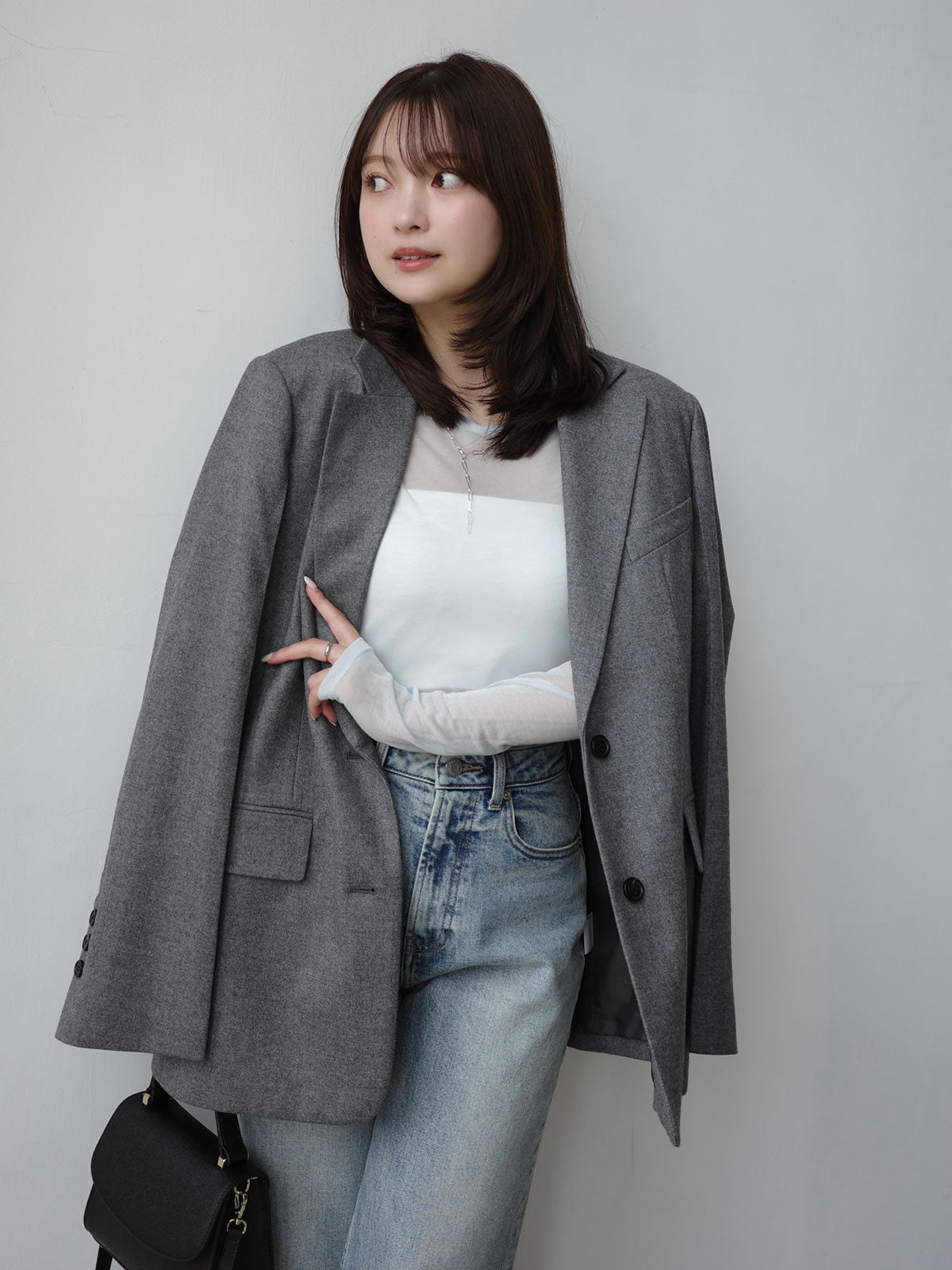 シアーコンパクトロングTシャツ