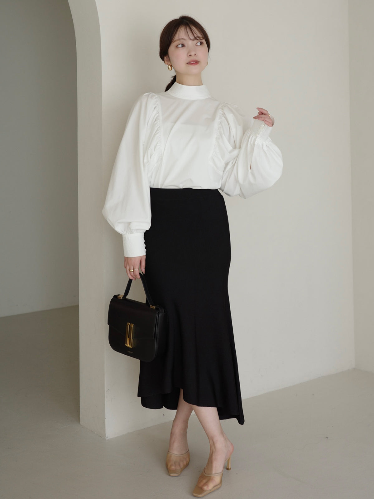 Anniv.ボリュームスリーブブラウス