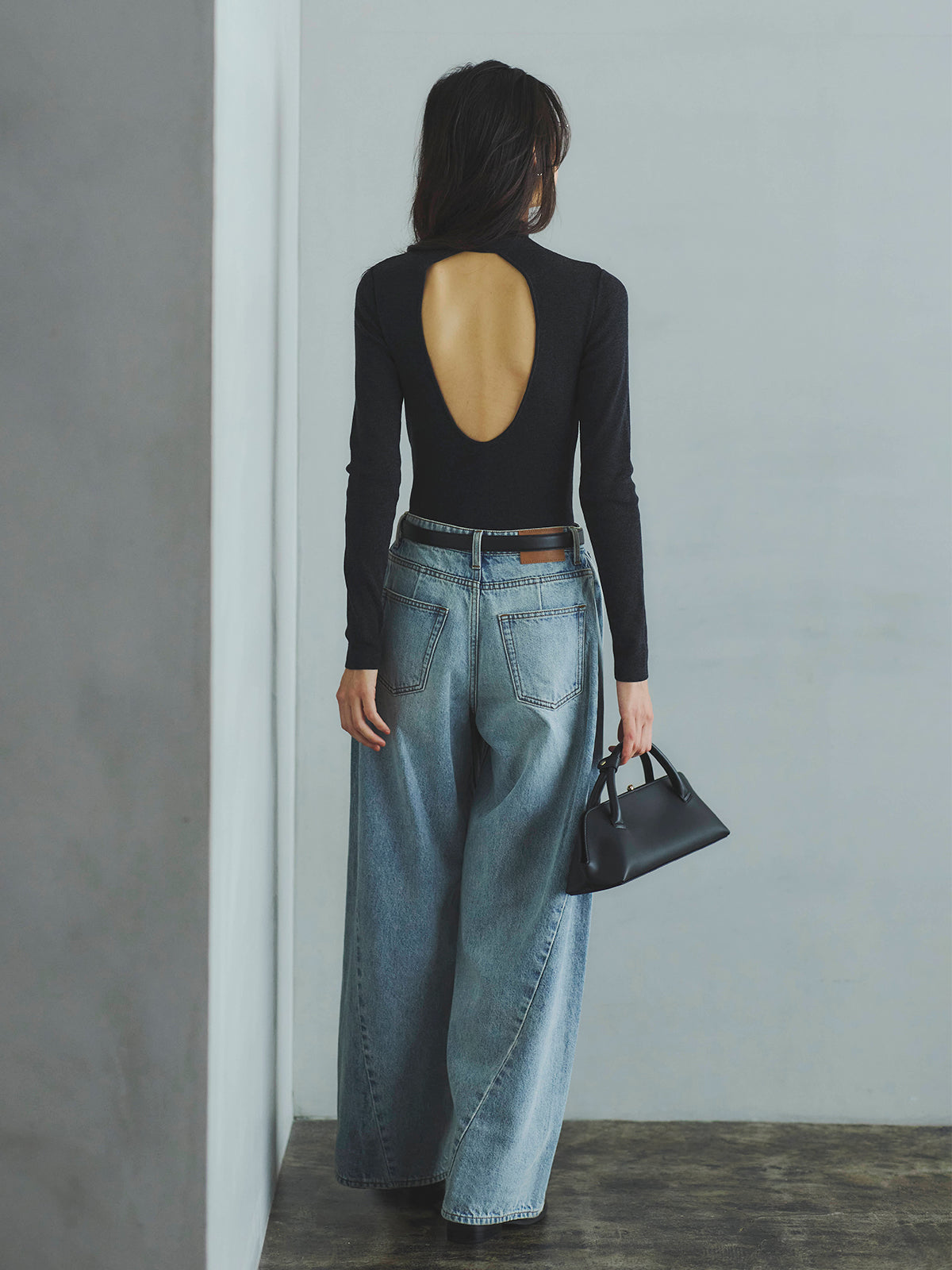 aki´s shop ‪·͜· ♡✰anuans テーパードデニム　ブラック アニュアンス anuans テーパードデニム(BLU) （BLUE