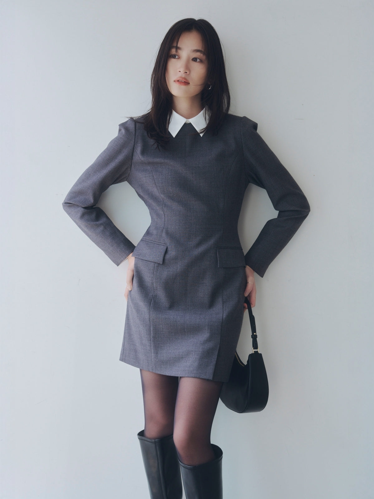MODEL:170cm COLOR:GREY SIZE:1