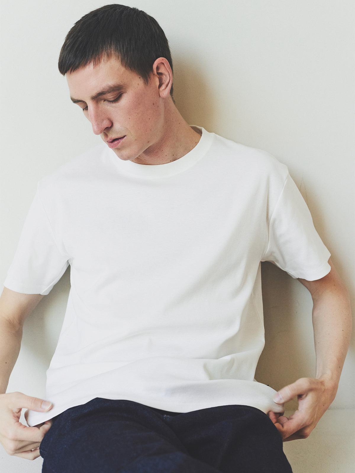 Unisex Ribbed Cotton T-shirt