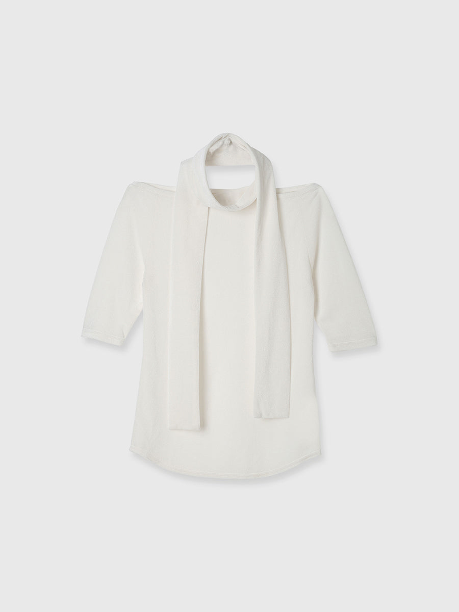 シアーベロアタイトップス