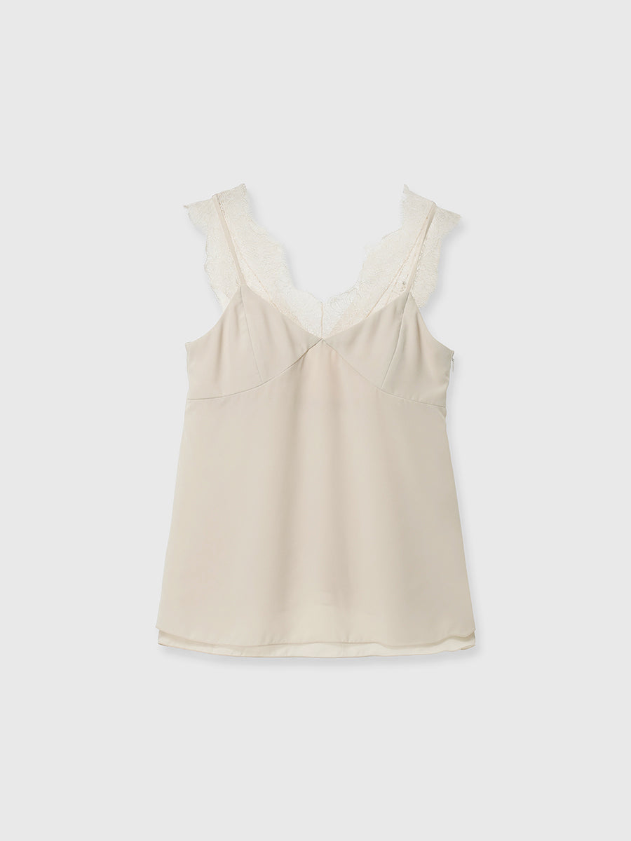 新品未使用 anuans アニュアンス レーストリムカップインキャミソール レーストリムカップインキャミソール