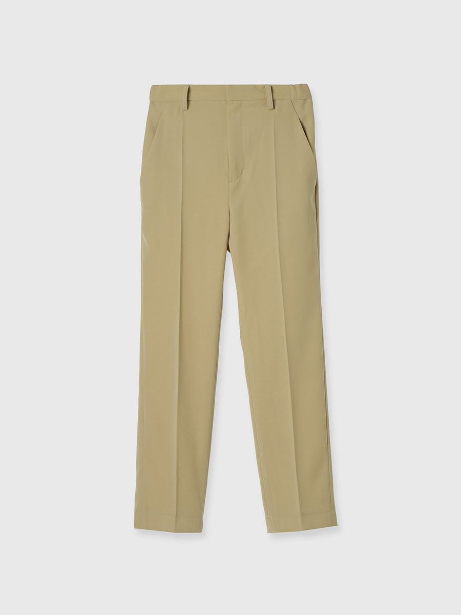 専用　ADAWAS DRY TWILL テーパードパンツ ¥27,500 Eclat one】 ハイウエスト タック テーパード スラックスパンツ