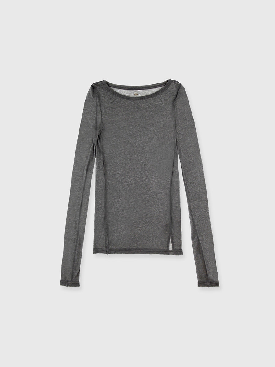 シアーロングスリーブT シャツ