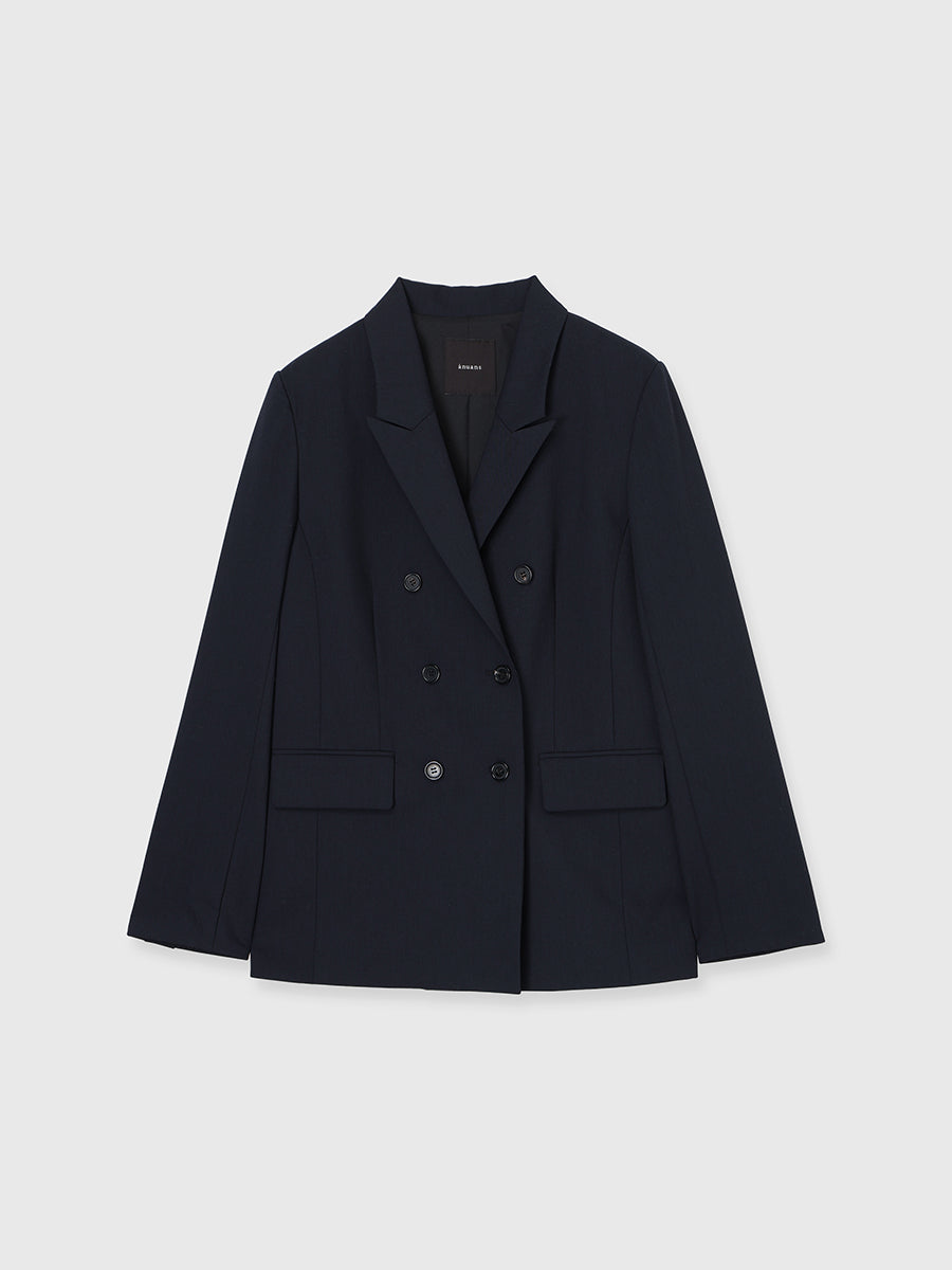 Peak Lapel Double Jacket