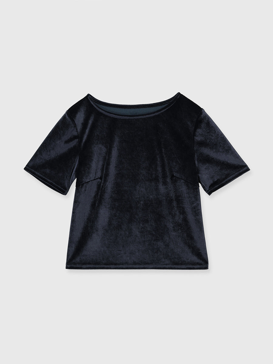 anuans トリアセミックスワークシャツ トリアセベロアカットTシャツ