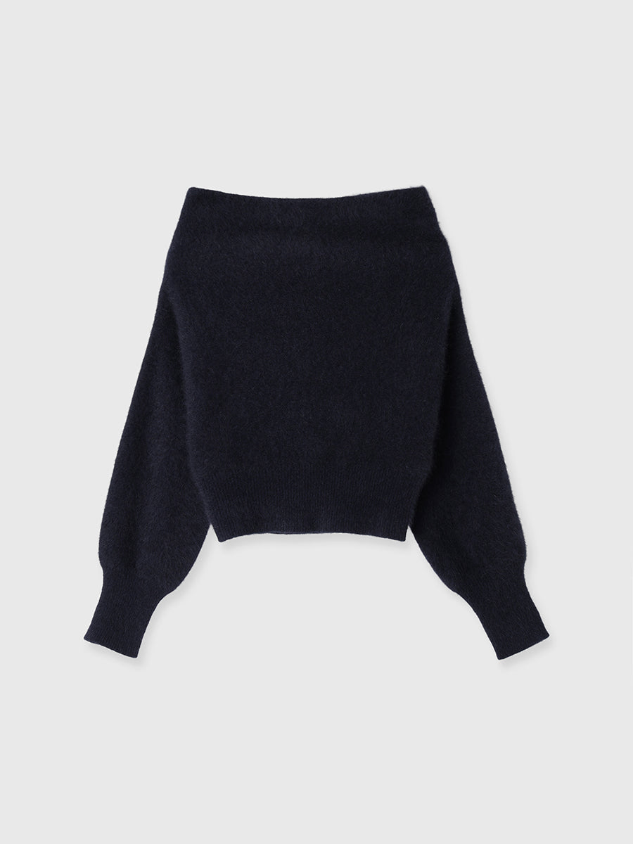 ラクーンフォックスオフショルニットプルオーバー