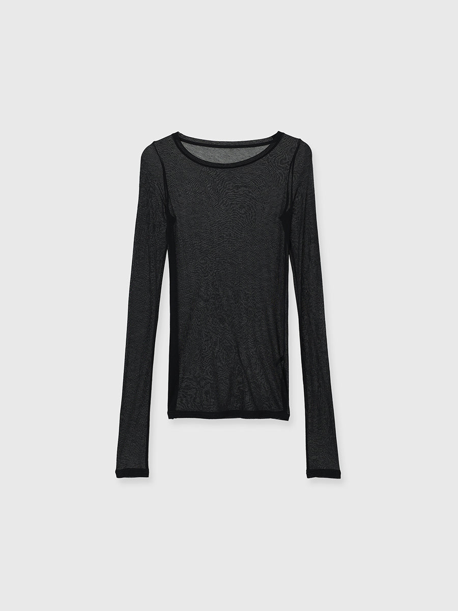 シアーロングスリーブTシャツ