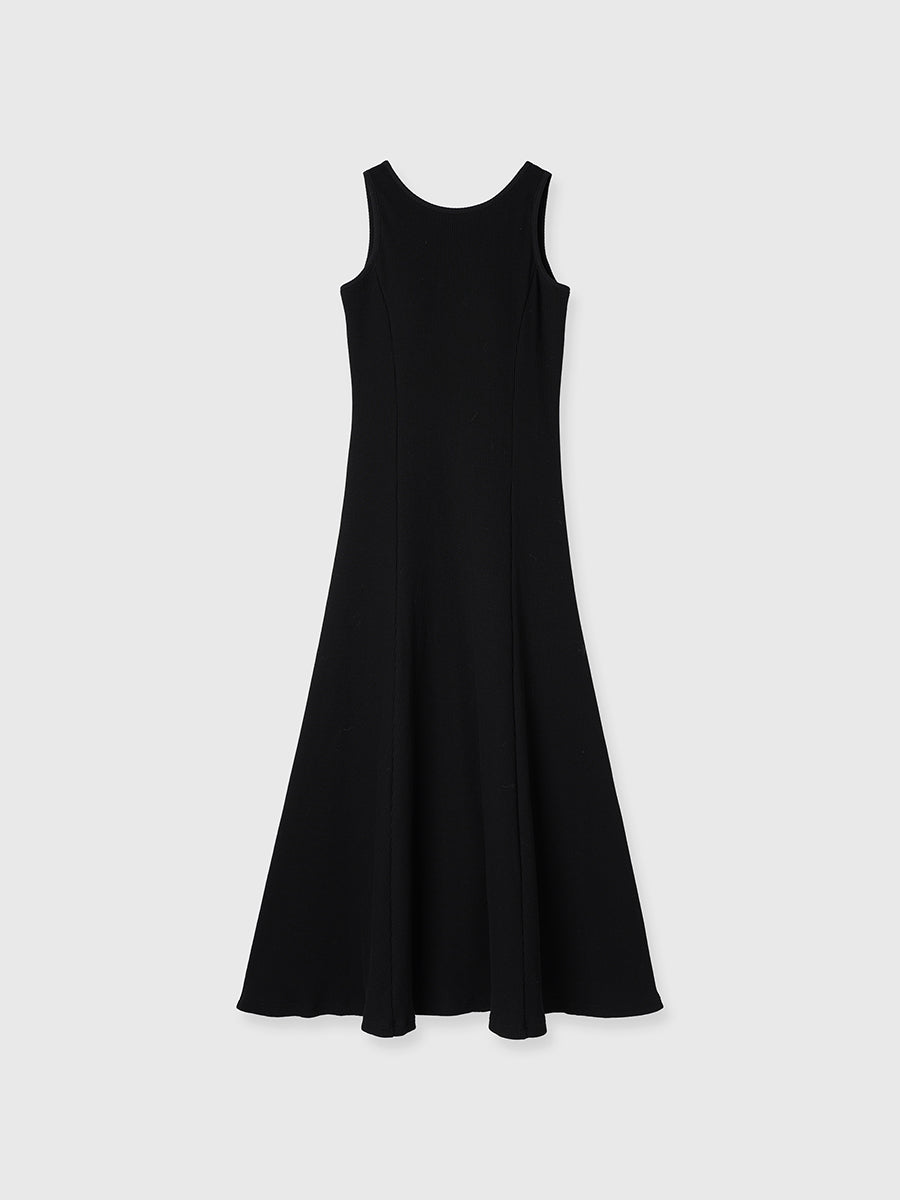 OUR WACOAL×anuans】カップインマーメイドリブカットワンピース