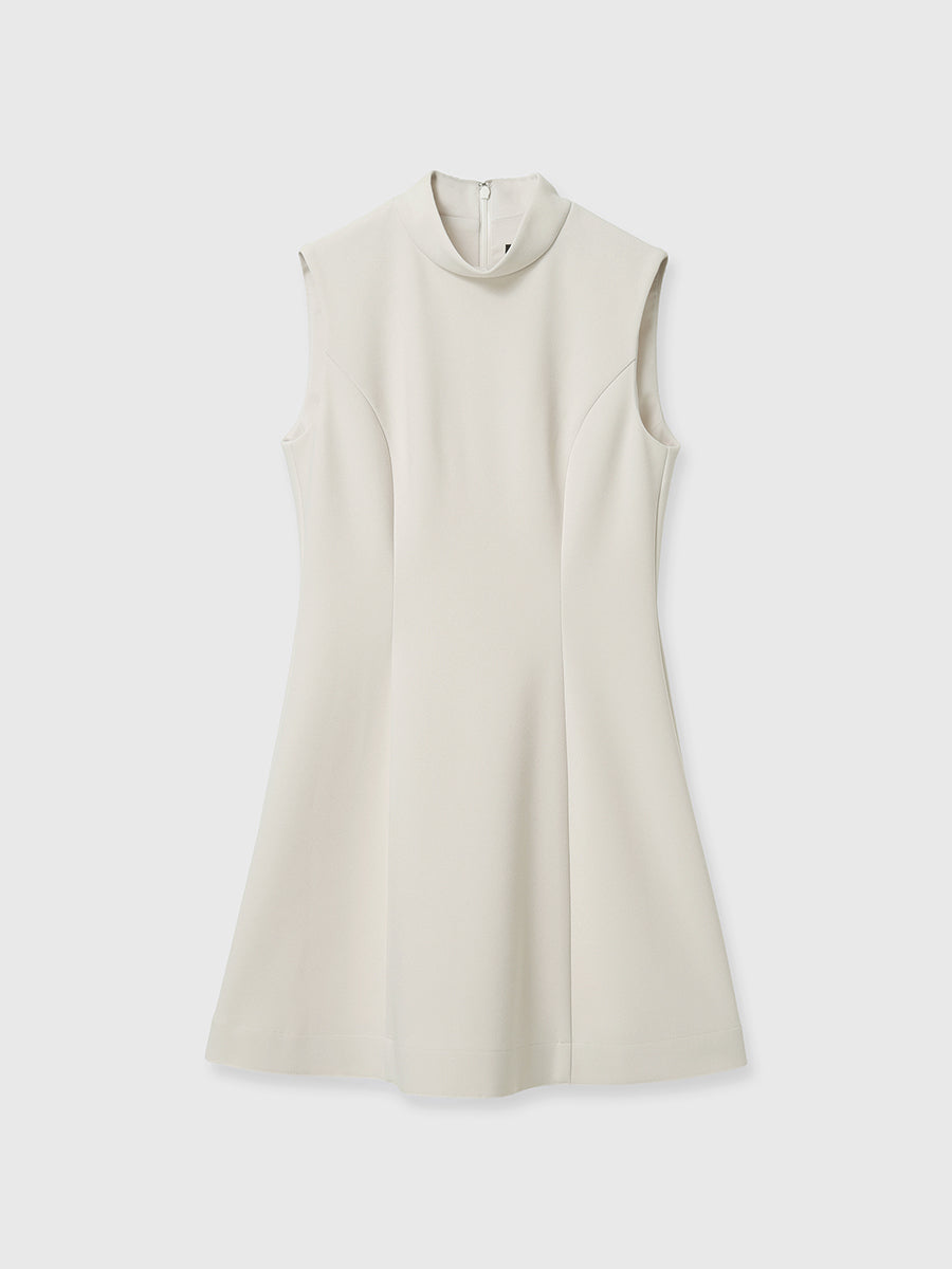 カットジョーゼットミニワンピース