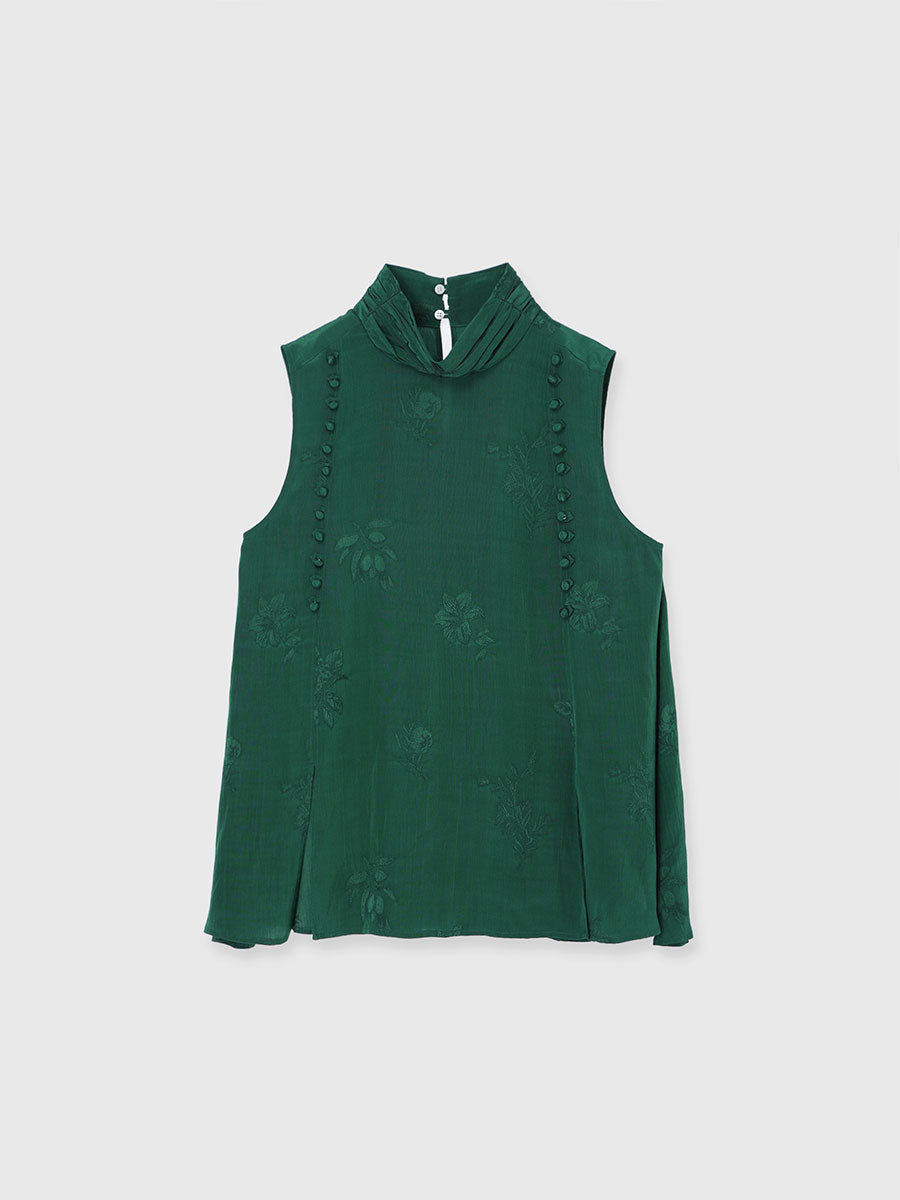 ブーケジャカードブラウス