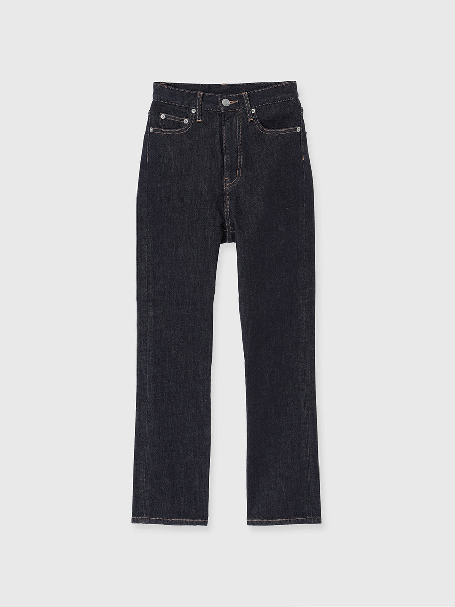 anuans スリムストレートデニム BLACK 1 Slim straight denim