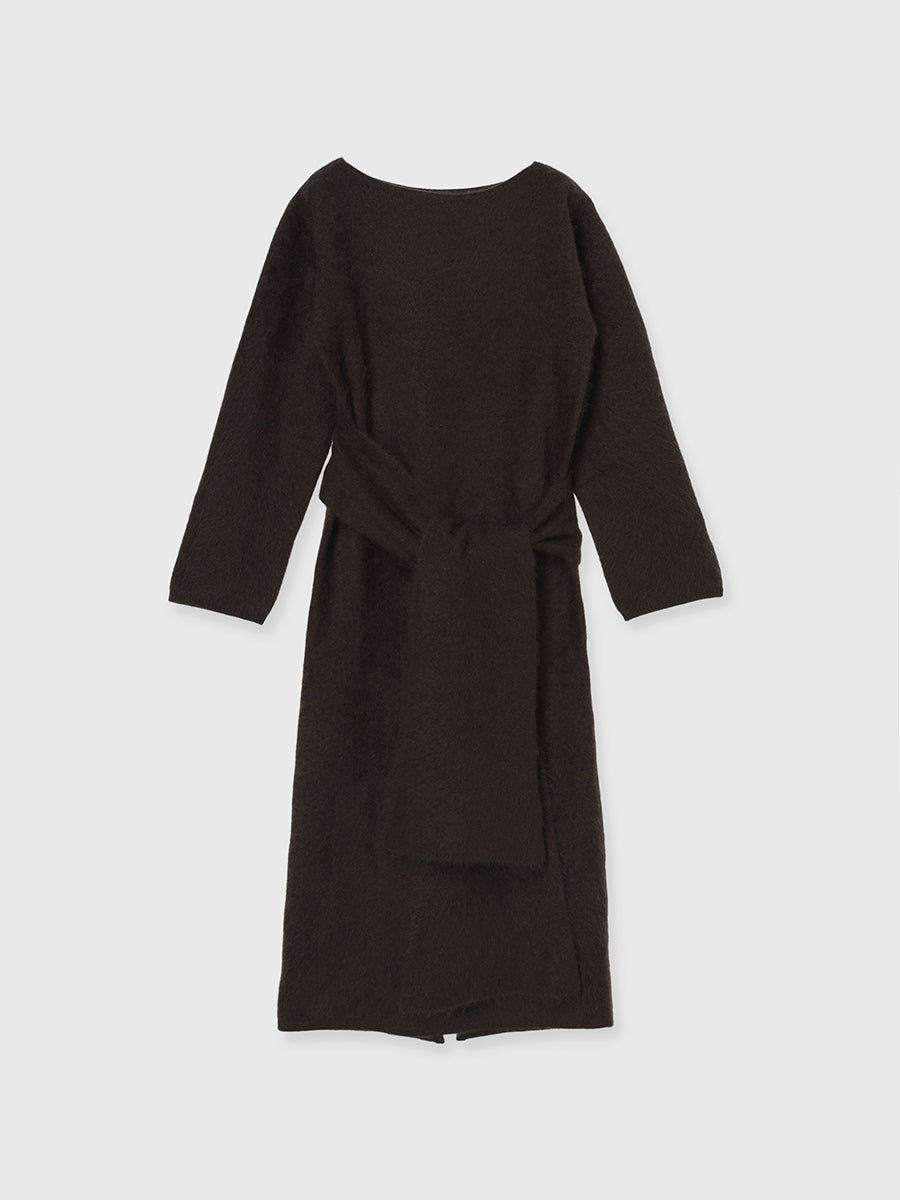 ウールミンクニットワンピース