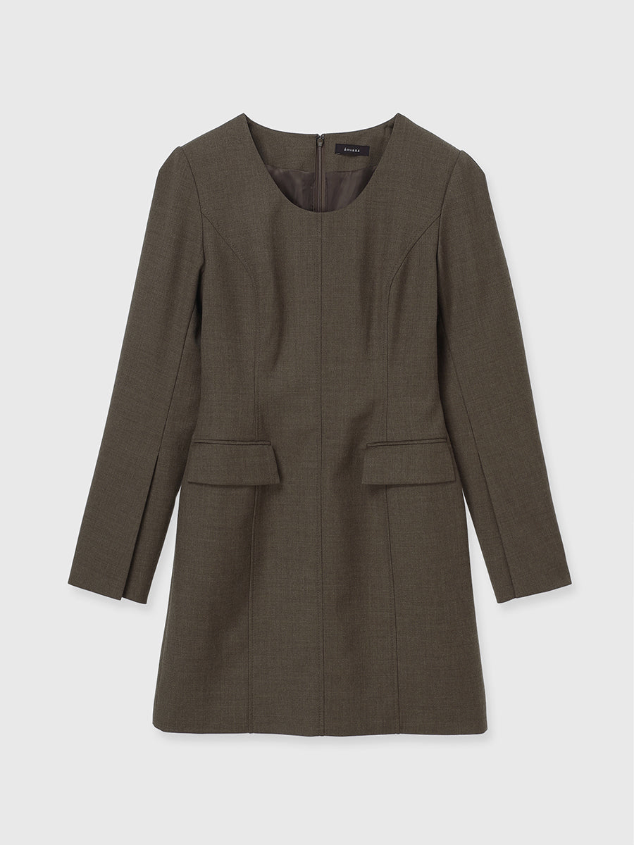 ボクシーミニワンピース