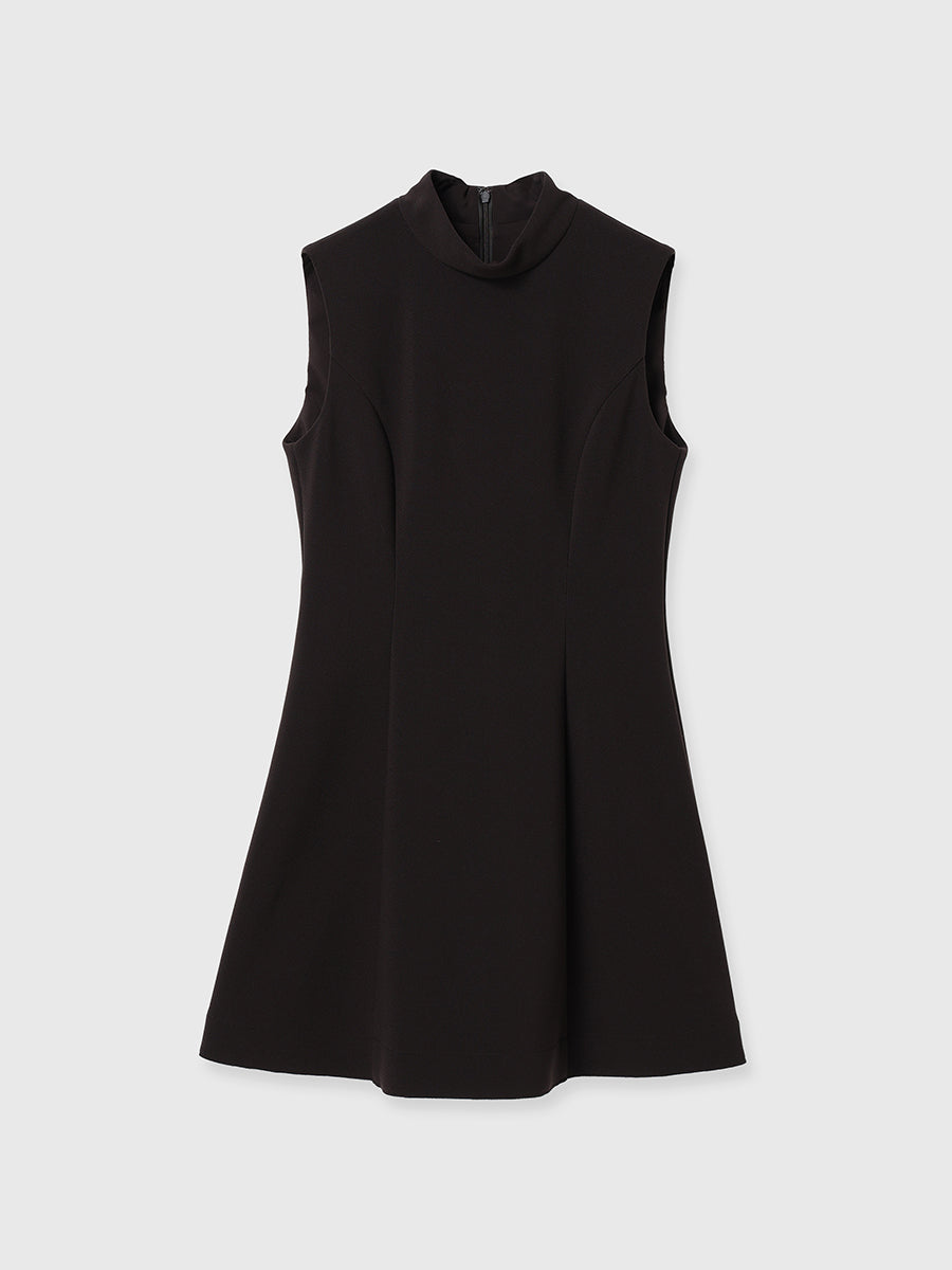 カットジョーゼットミニワンピース