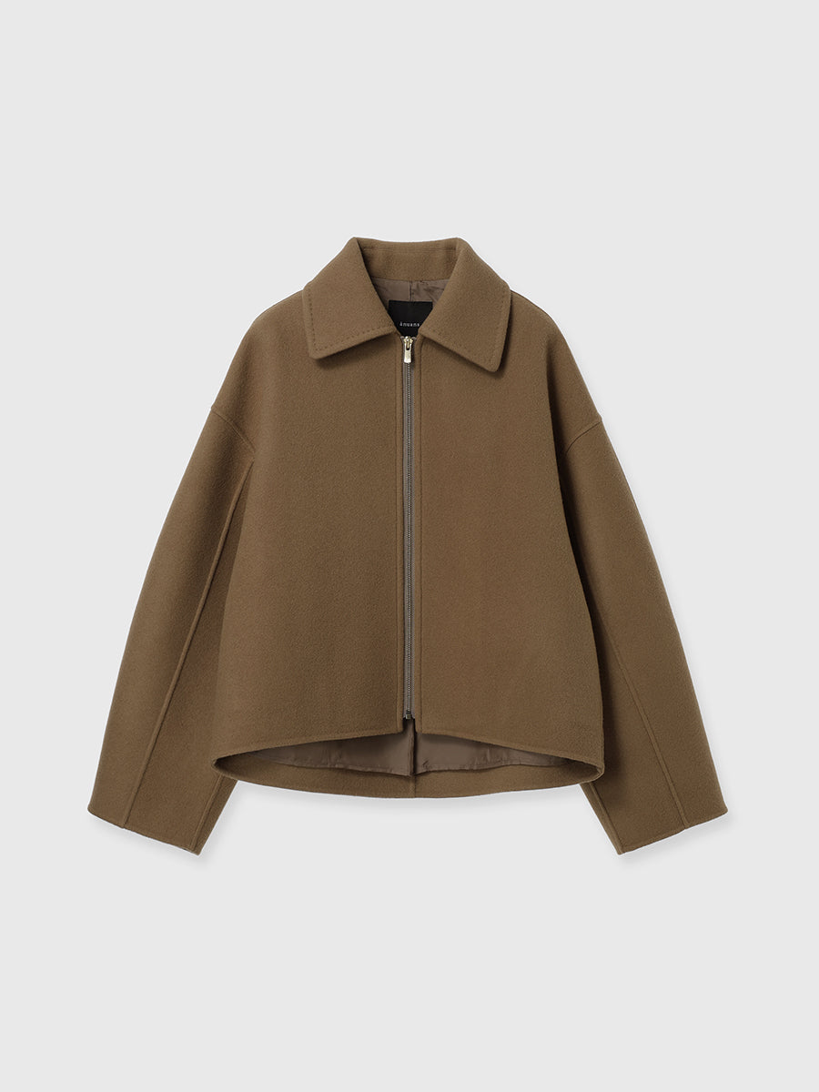 anuansリバーウールショートコート リバーウールショートコート