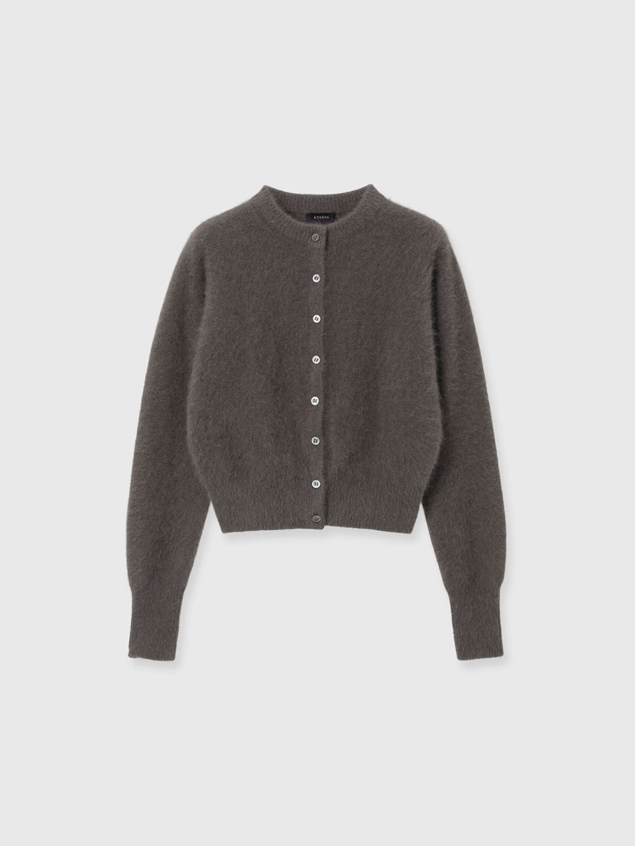 アニュアンス　ラクーンフォックスショートカーディガン ラクーンフォックスショートカーディガン