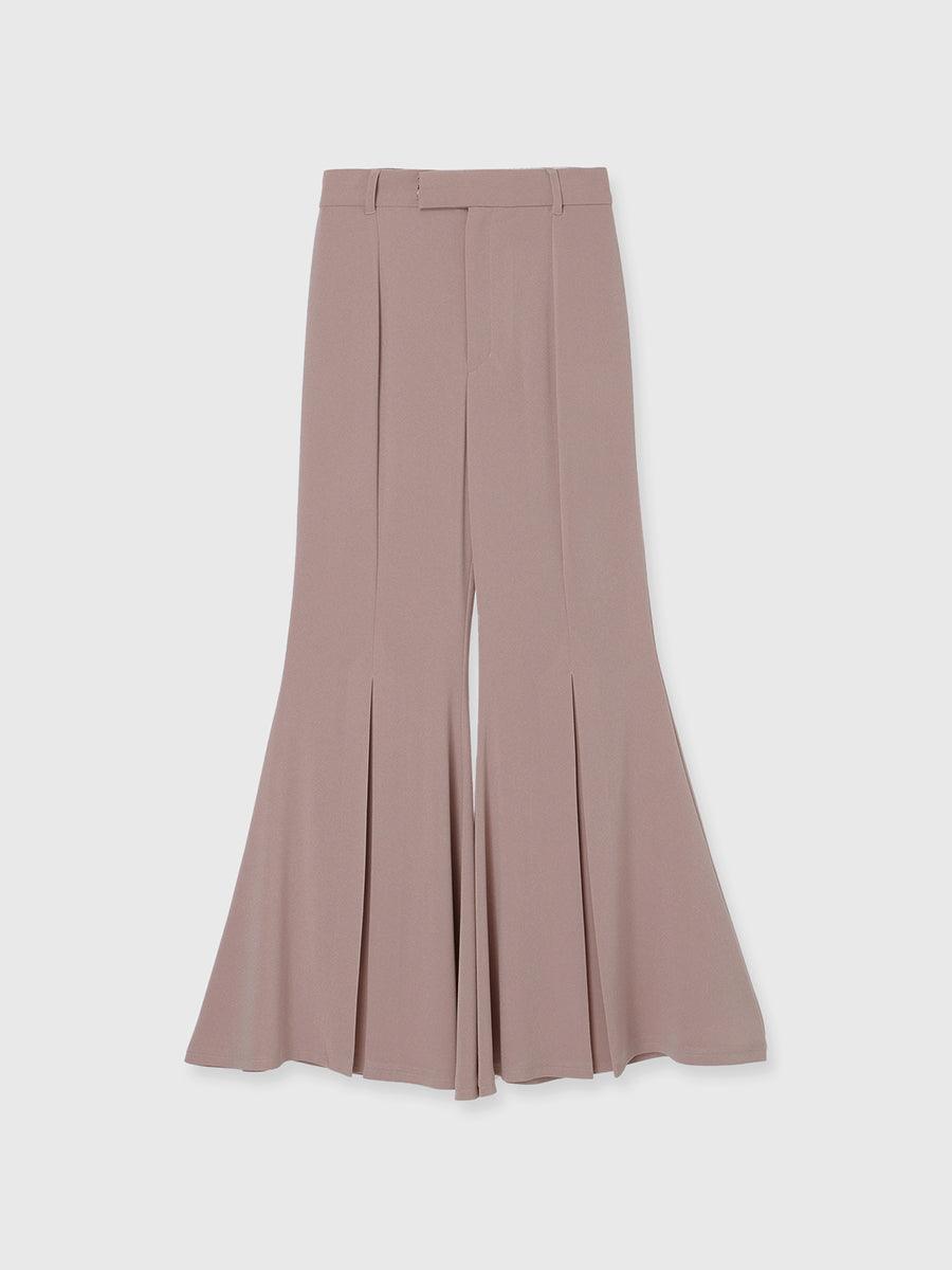 トリアセバックサテンフレアパンツ