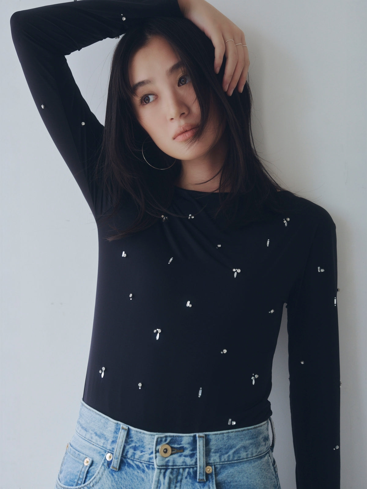 MODEL:170cm COLOR:BLACK SIZE:F