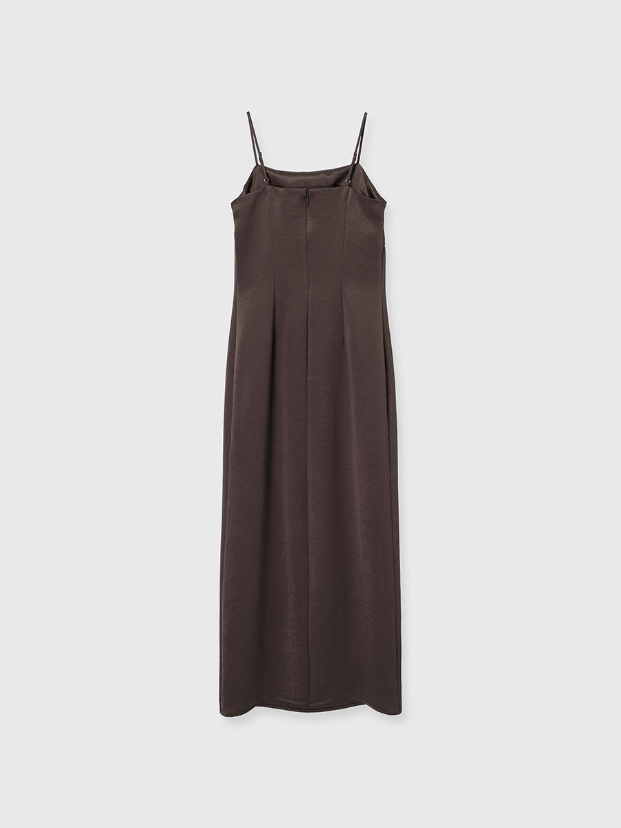 Cup-In Satin Cami Dress