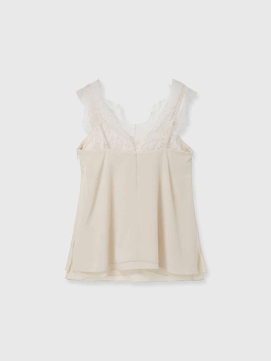 레이스 림 컵 인 캐미솔
