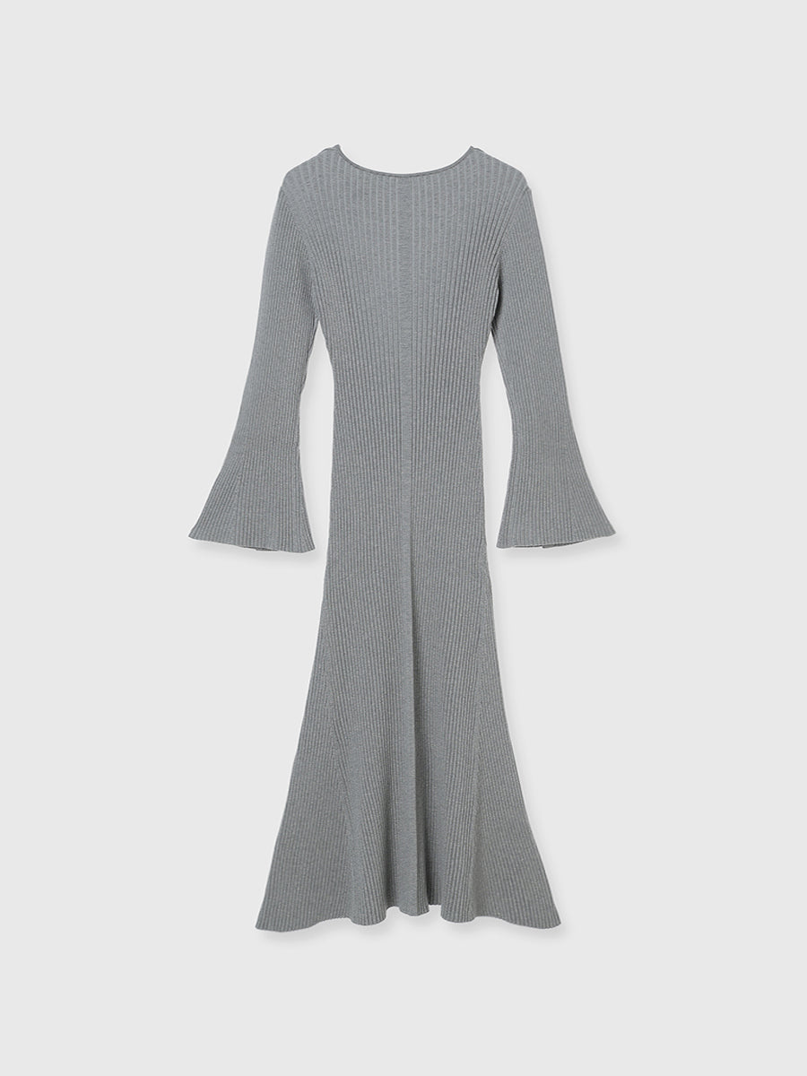 セミマーメイドニットワンピース