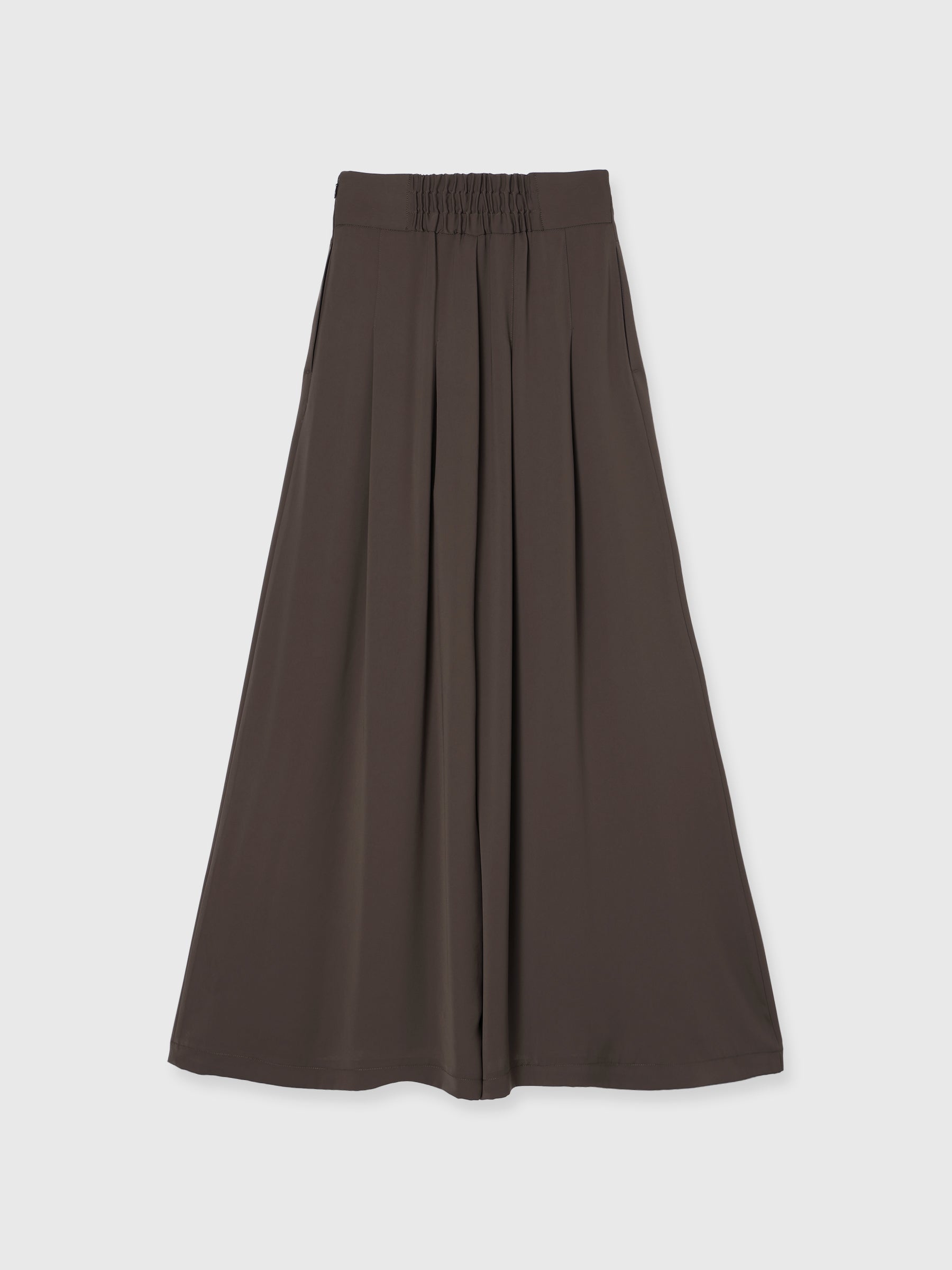 パウダーサテンワイドパンツ