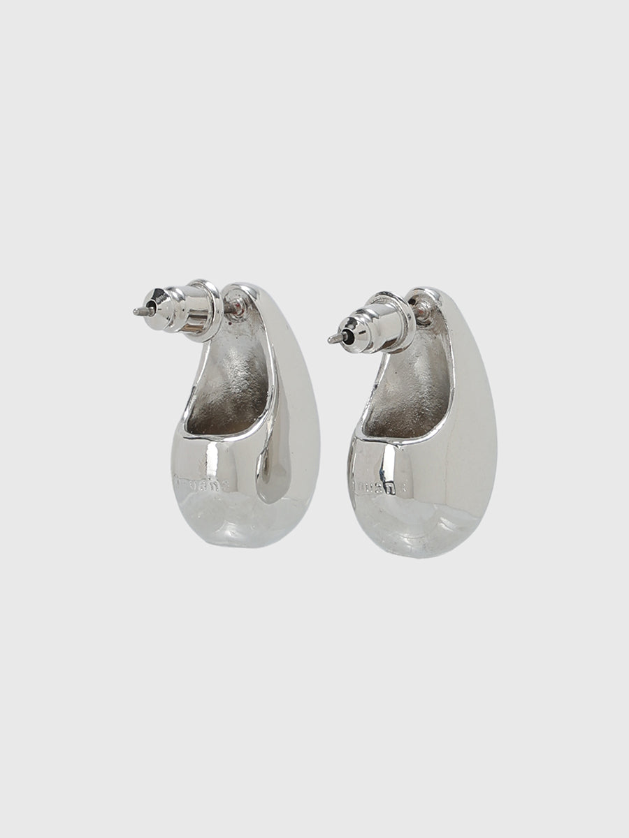 メタル ロゴ ドロップ ピアス メタルドロップピアス