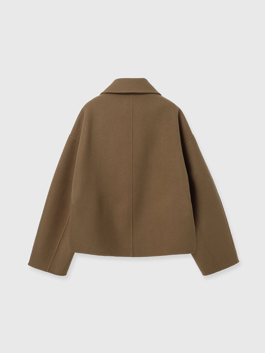 リバーウールショートコート