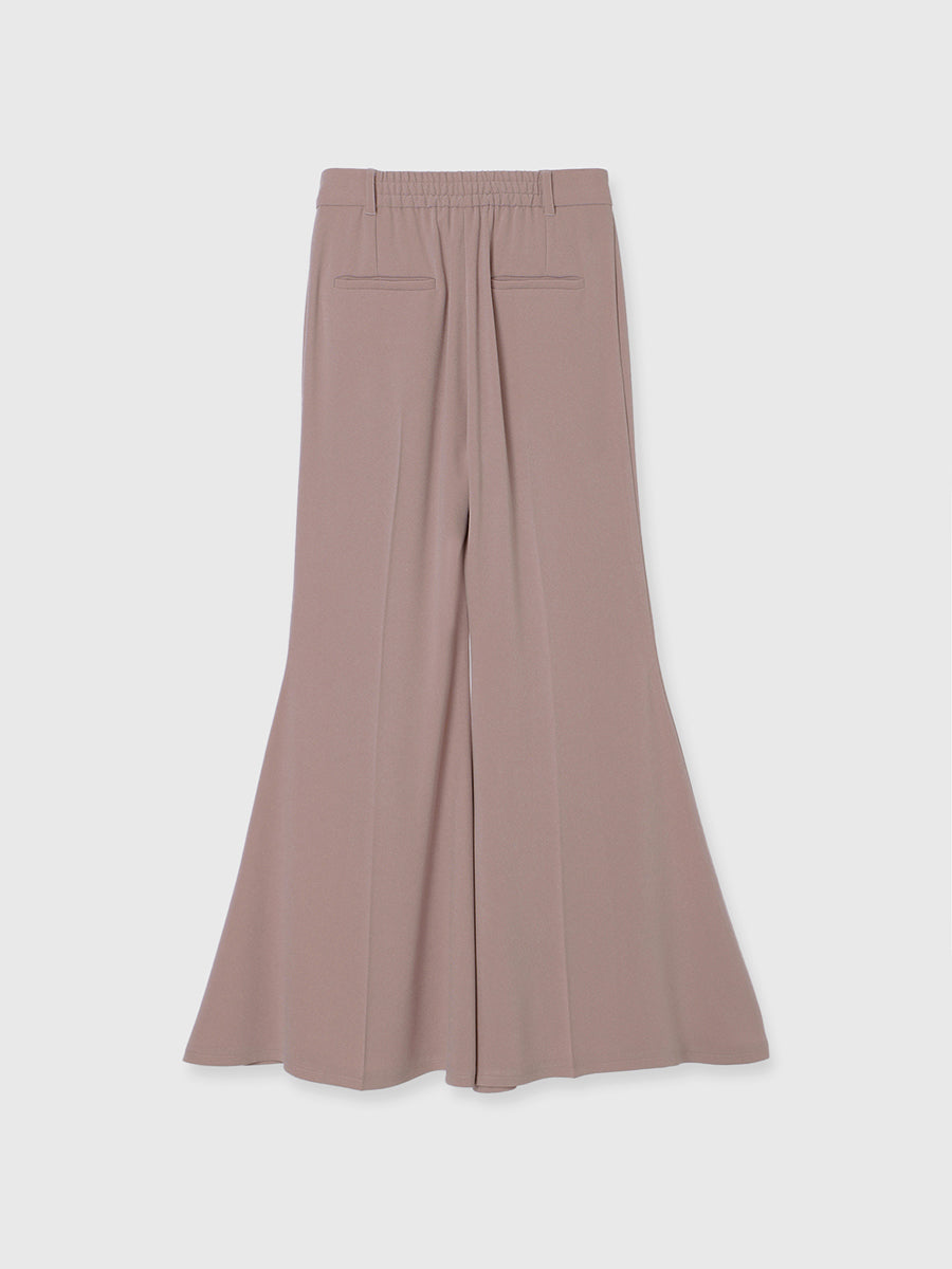 トリアセバックサテンフレアパンツ