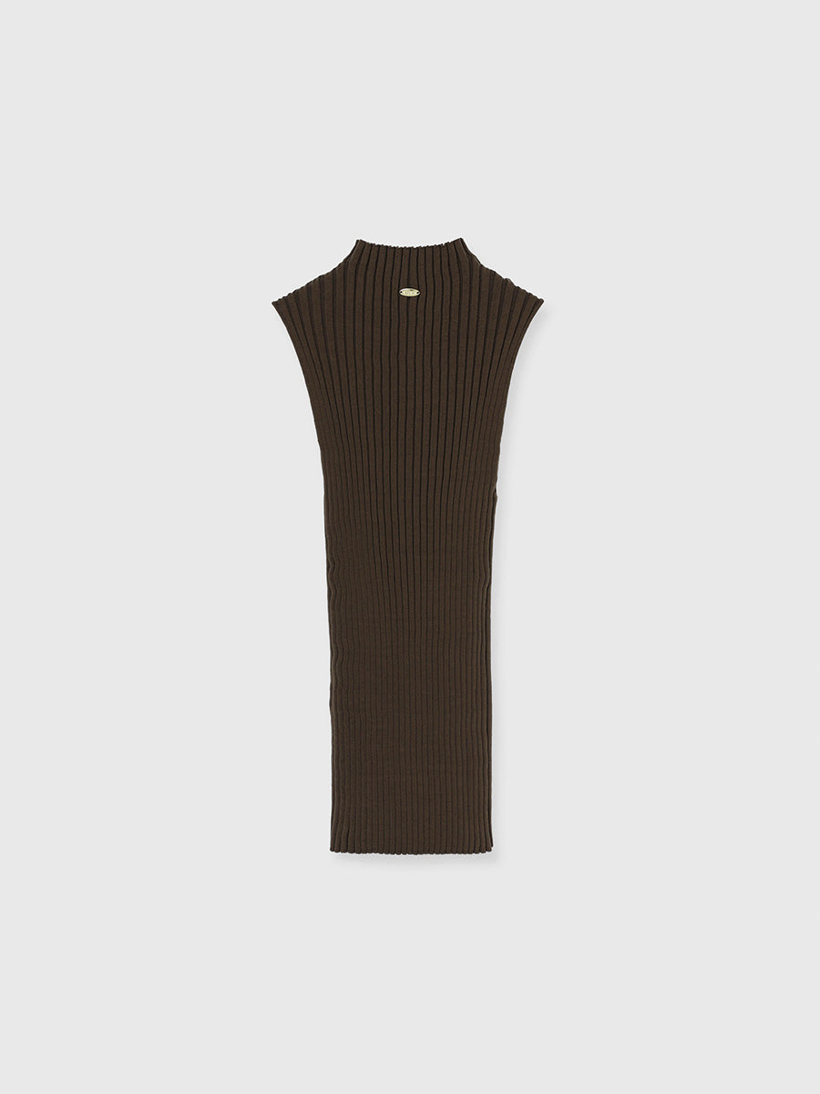 Mercerized Cotton Rib Knit Top