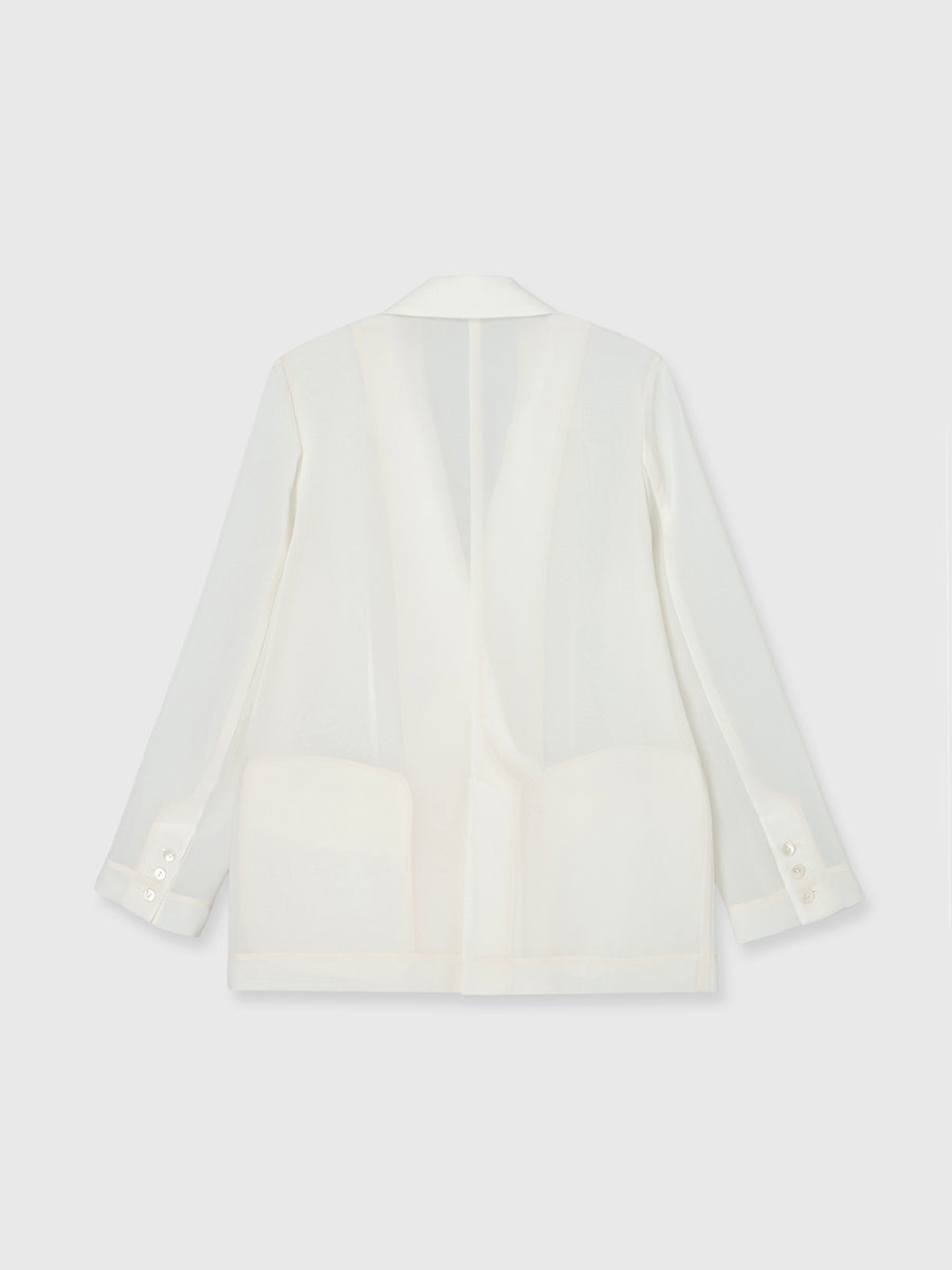 シアーテーラードジャケット