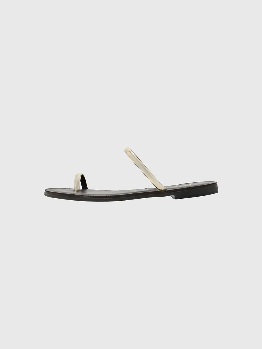 【NICOLAS LAINAS】レザーフラットサンダル