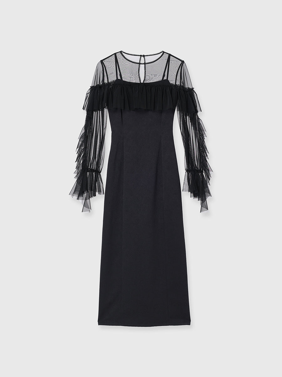 occasion】ボレロセットジャガードドレス