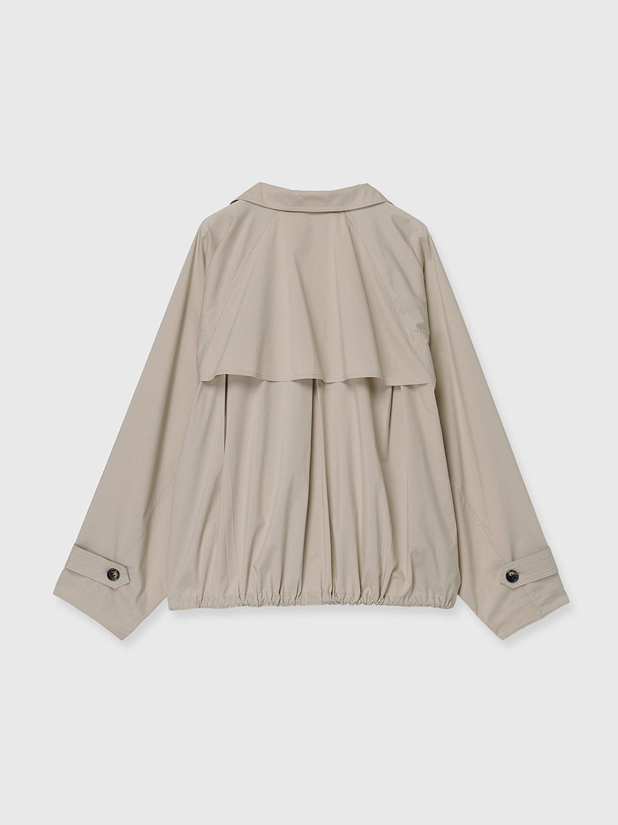 ◇新品タグ付◇✨anuans✨ ライトトレンチミドルブルゾン ライトトレンチミドルブルゾン