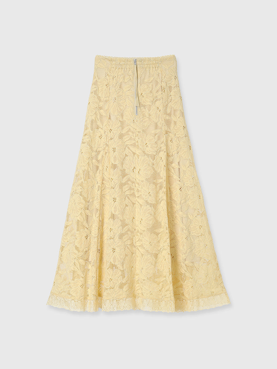 オーナメントレースセミフレアスカート