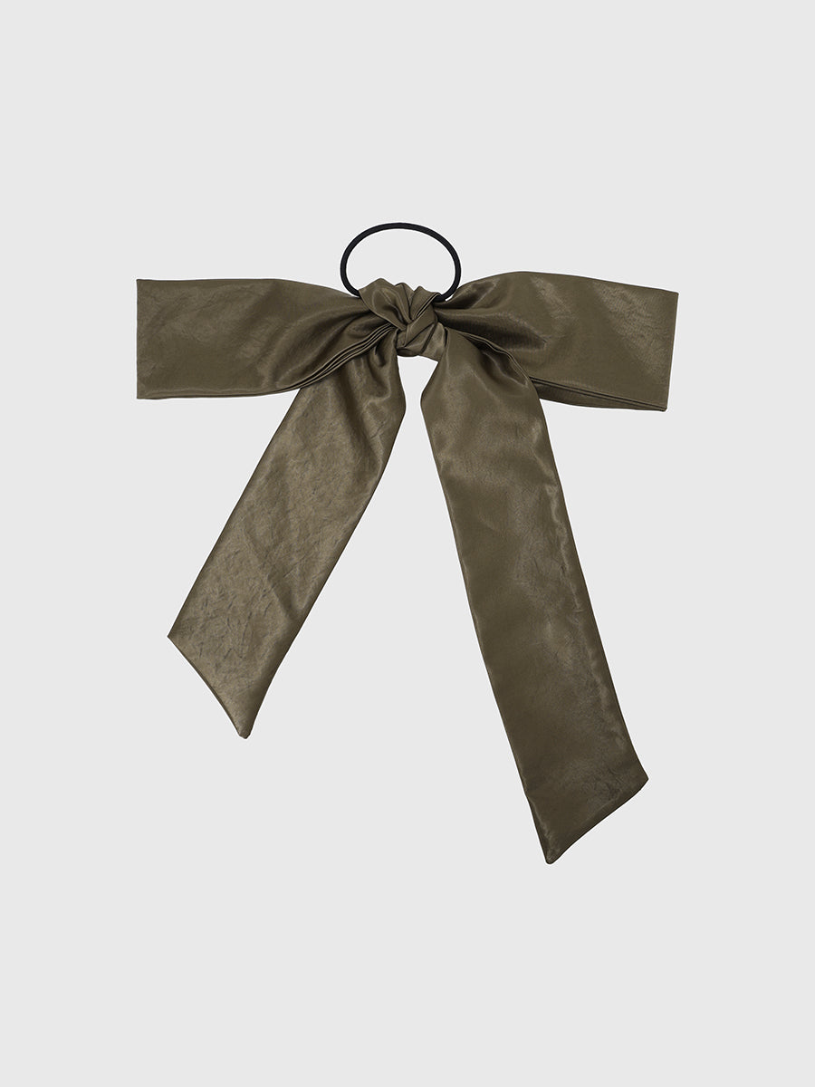 ヴィンテージサテンヘアリボン