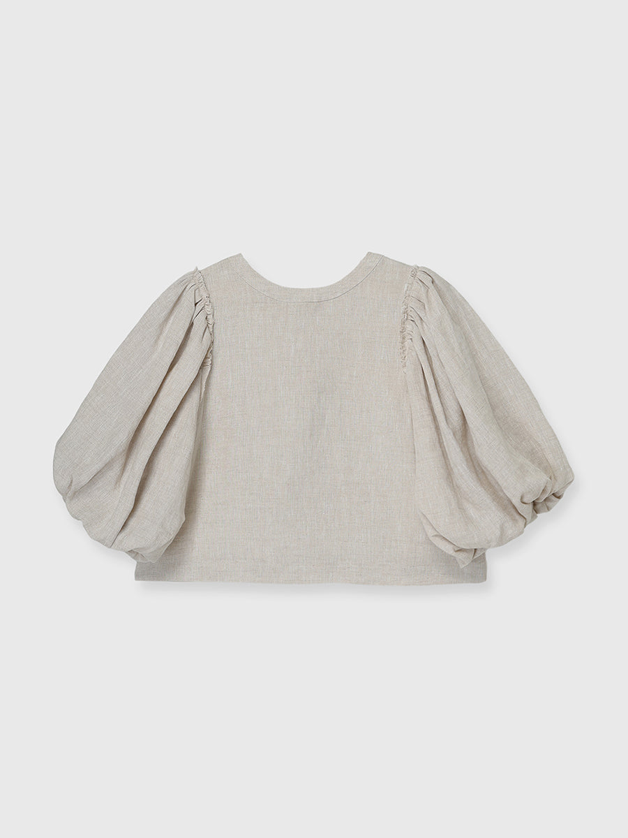 2wayパフブラウス