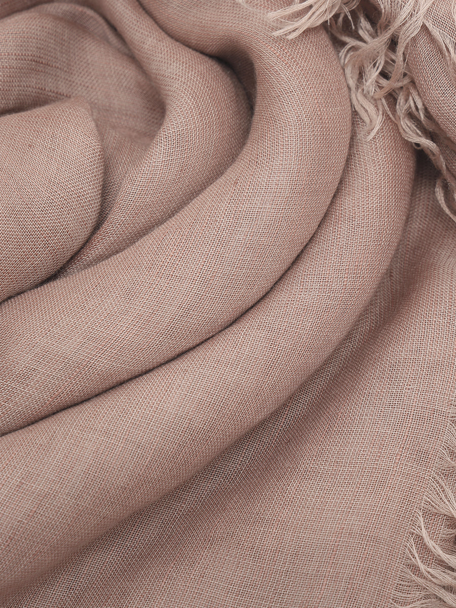 【ASAUCE MELER】リネンモダールシルクメランジュソリッドストール