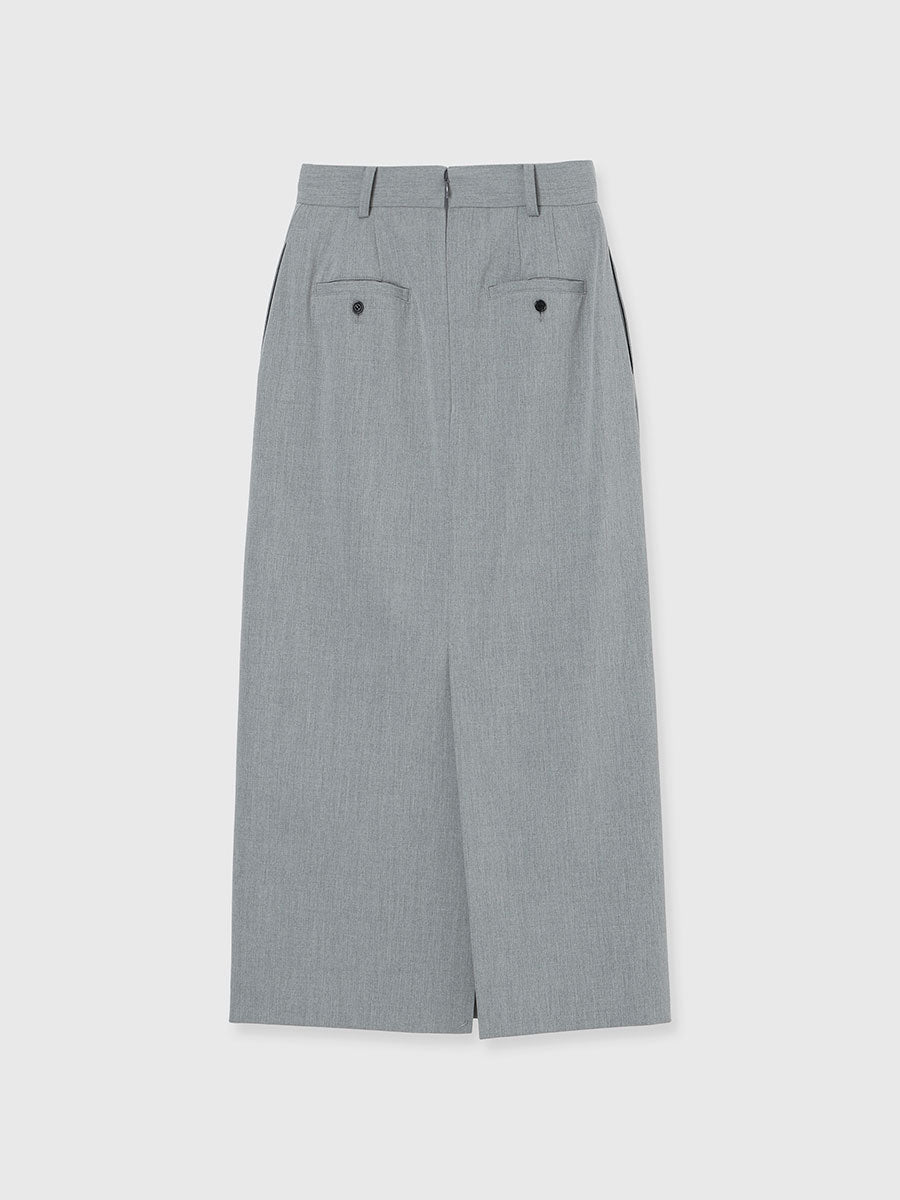 ペンシルミドルスカート