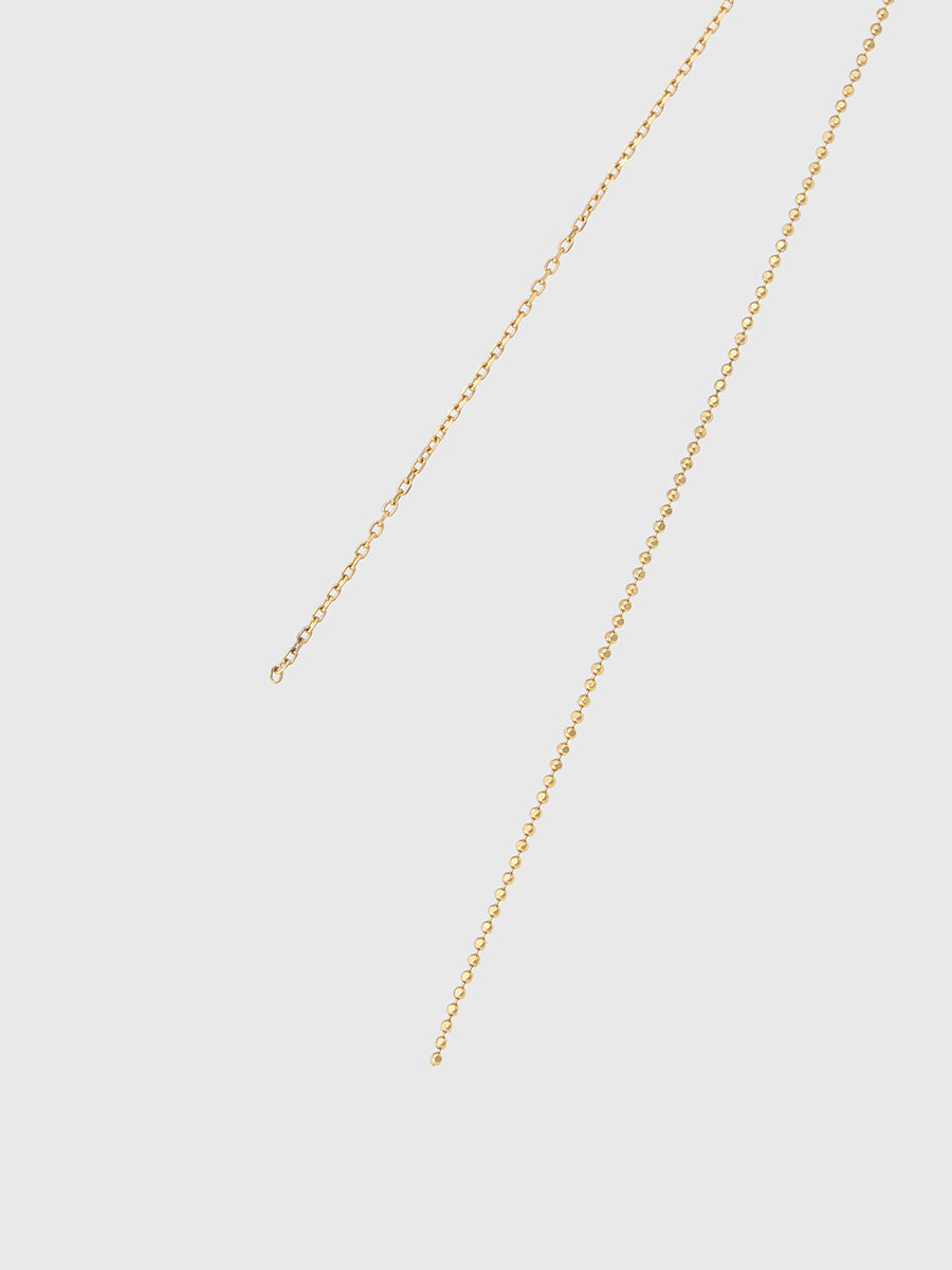 SLV925 ロングチェーンピアス