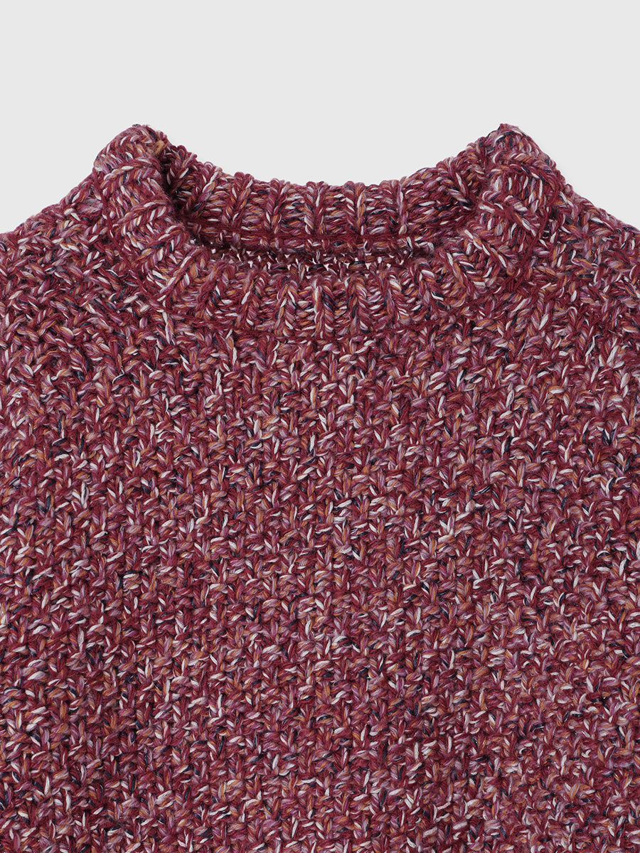 ミックスヤーンニットトップス