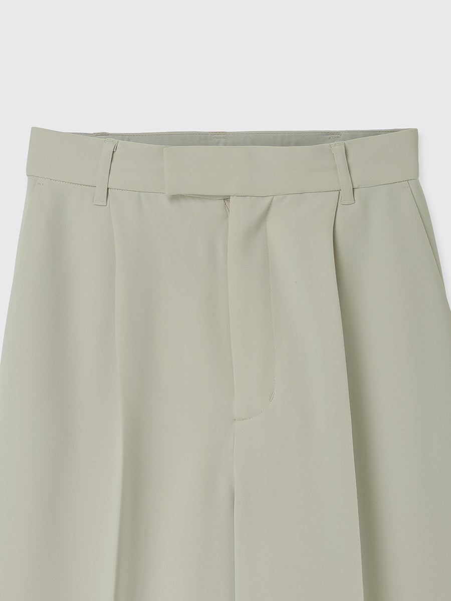 ダブルサテンストレートパンツ