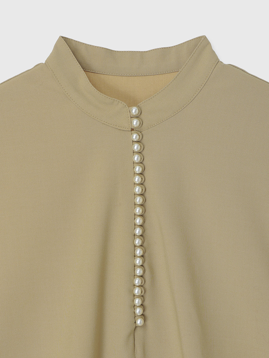 パールトリムブラウス