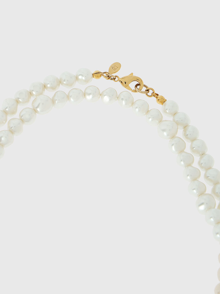 バロックパールロングネックレス