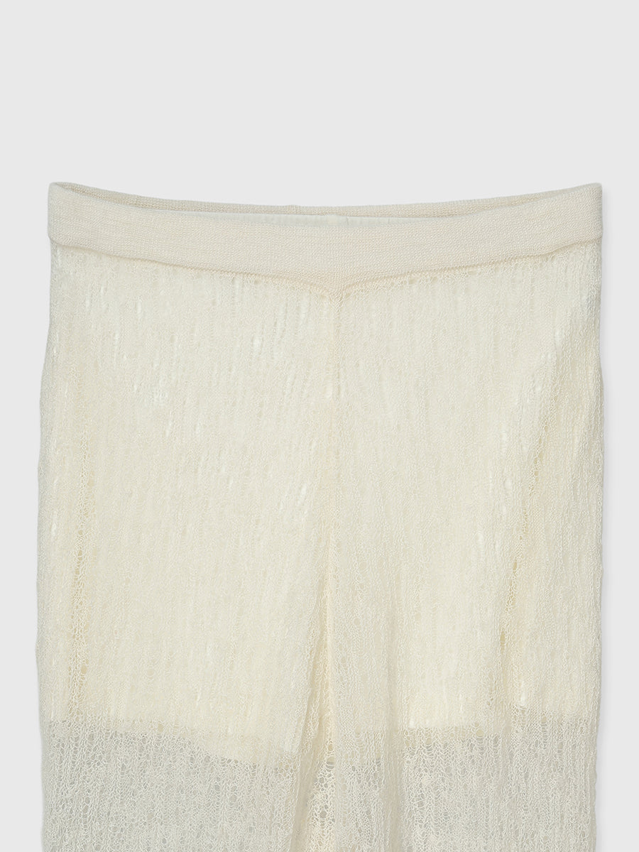 ウールレースレギンス